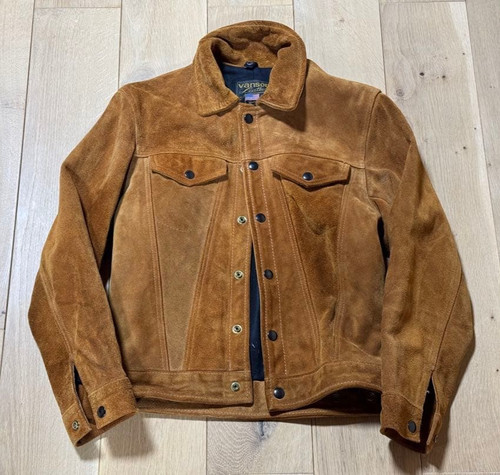 Vanson 3rd type suede - 3rd, trucker