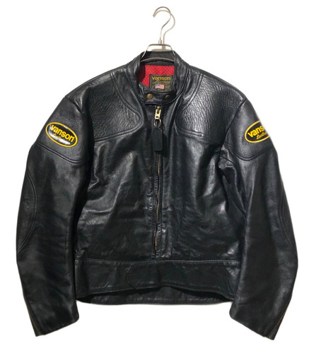 Vanson leder motorrad jacke - leder,