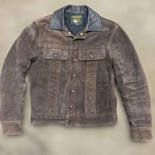 Vanson wildleder lederjacke - vanson,