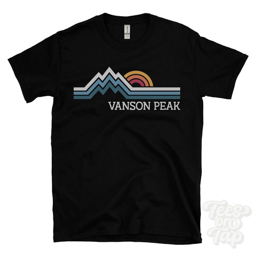 Vanson peak shirt retro logo - vanson,