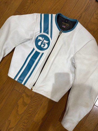Vanson leder motorrad jacke - leder,