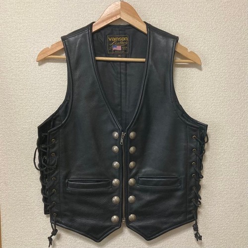Vanson lederweste vintage - vanson,