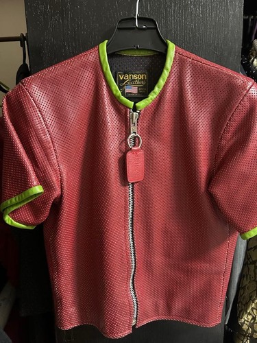 Vanson perforated leather - perforated,